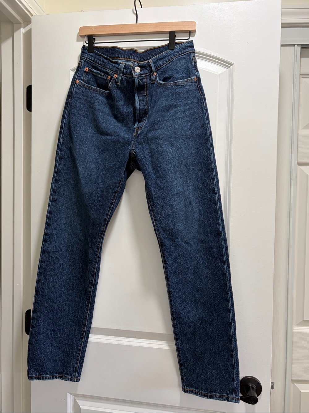 Levi’s 501 Original Fit Women’s Jeans High Rise Dark Wash Size 30x30